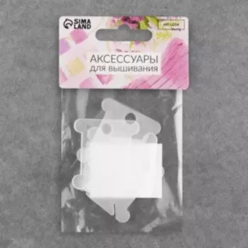 Набор шпулек для ниток мулине, 3.64 см, 4 шт., МИКС