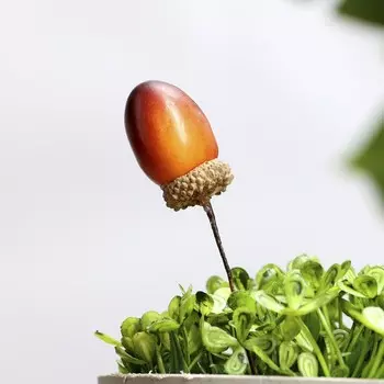 Топпер для творчества TAKE IT EASY «Желудь», набор 10 шт., в цветы, в кашпо, 32 см