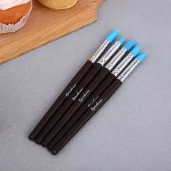 Набор силиконовых кистей для декорирования «Вдохновляйся», 5 шт