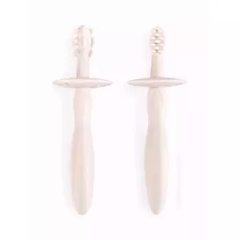 Набор силиконовых зубных щёток, 2 шт., цвет pink