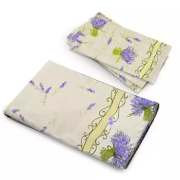 Набор: скатерть и полотенце «Прованс», размер 145x145 см, 50x70 см - 2 шт