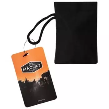 Набор туристических приборов maclay: нож, вилка, ложка, складные, нержавеющая сталь