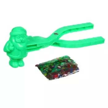 Снежколеп-песколеп «Дед Мороз», 22 х 8 х 4 см + Конфетти 15 г, МИКС