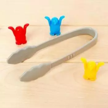 Набор-сортер «Накорми пингвина», тарелочки, пинцет, рыбки, пингвины, по методике Монтессори