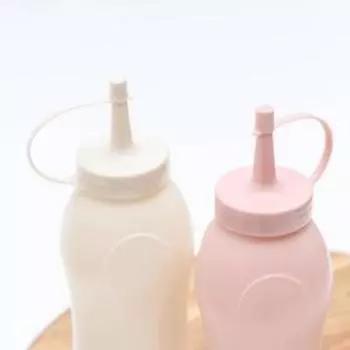 Бутылка для соуса, набор 2 шт., 350 мл, пластик, 11.55.519.5 см, розовый, жёлтый