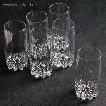 Набор стеклянных стаканов для коктейля Sylvana, 385 мл, 6 шт