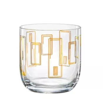 Набор стаканов для виски Crystalex «Ума. Роскошный контур», 330 мл, 6 шт