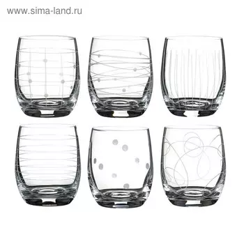 Набор стаканов для воды «Клаб Elements», 300 мл, 6 шт