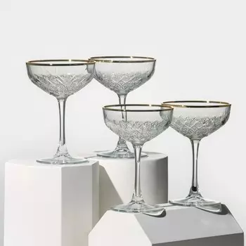 Бокалы для вина Paabahe Timeless, 255 мл, набор 4 шт., стекло, прозрачные