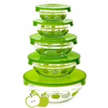 Набор стеклянных контейнеров Calve, 10 предметов