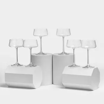 Креманки «Экстра», 220 мл, набор 6 шт., стекло, прозрачные