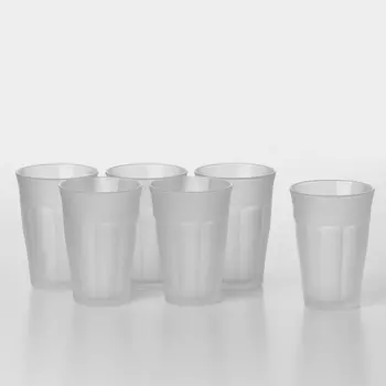 Набор стаканов PICARDIE, 360 мл, матовые, 6 шт., стекло