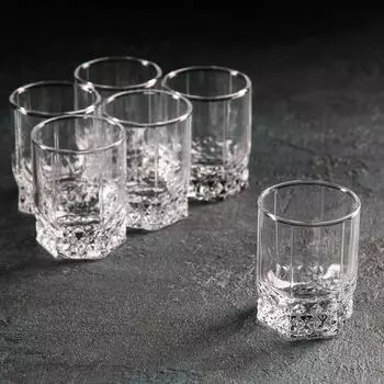 Набор стеклянных стопок для ликера Valse, 60 мл, 6 шт