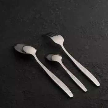 Набор столовых приборов, 36 предметов: 12 столовых ложек, 12 вилок, 12 чайных ложек, в коробке