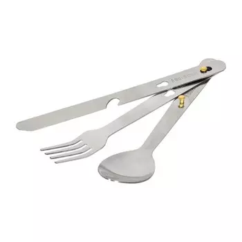 Набор столовых приборов BOYSCOUT, вилка, ложка,нож, в чехле, 16 см