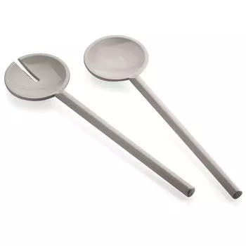 Набор столовых приборов для салата Guzzini Tiffany, 2 предмета, цвет серо-бежевый