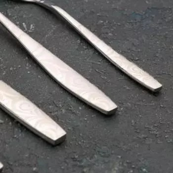 Набор столовых приборов Magistro, 24 предмета, цвет серебряный