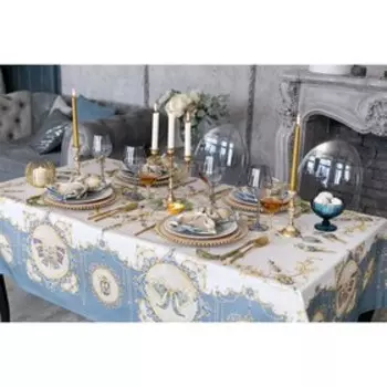 Набор столовый "Этель" Драгоценности, скатерть 180х150 см, салф. 40х40 см-8шт, 100% хл