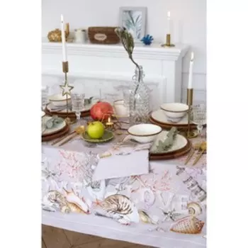 Набор столовый "Этель" Коралловый риф, скатерть 220х145см +/-3см, салфетки 12 шт