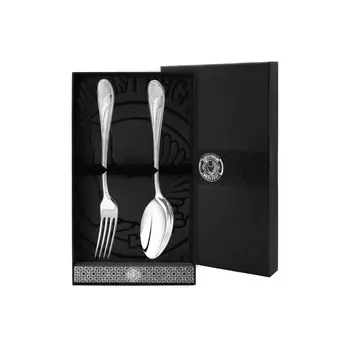 Набор столовый «Метелица», 2 предмета, посеребрённый, в футляре