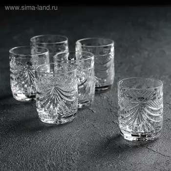 Набор стопок для вина «Жерар», 50 мл, хрусталь, 6 шт