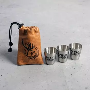 Набор стопок "Хорошей охоты", 3 шт