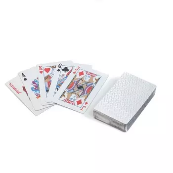 Рюмки для водки «Настоящему мужчине», подарочный набор на 4 персоны, рюмки 50 мл, карты