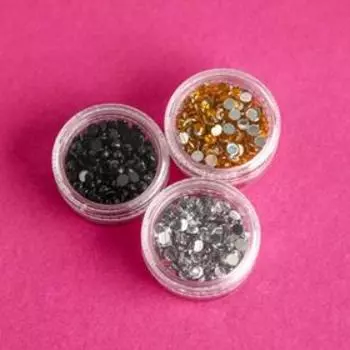 Набор страз для декора ногтей «Только для тебя!», 3 цвета