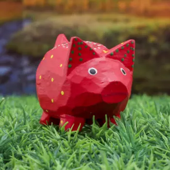 Набор сувенирный "Свинки в цветочек" 5 шт.,17,5х6,5х6 см МИКС