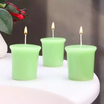 Набор свечей ароматических Apple with cinnamon, яблоко с корицей, 3 шт., 54.5 см