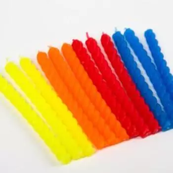 Набор свечей для торта "С Днем Рождения", 12 штук, Тачки