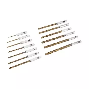 Набор сверл DEKO DH13, шестигранный хвостовик, 1.5-6.5 мм, 13 шт