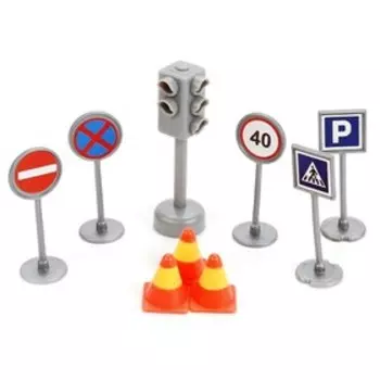 Набор «Светофор + дорожные знаки»