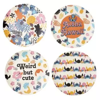 Набор тарелок Funko Lilo &amp; Stitch Aloha Hawaii 4 предмета