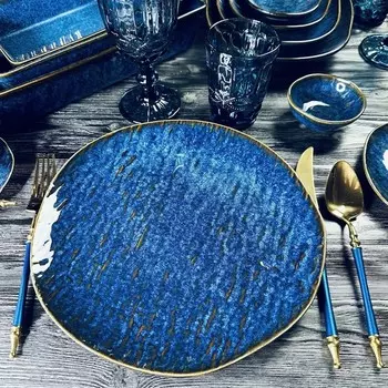 Набор тарелок Lenardi Aquamarine, 6 предметов, 27х2.5 см