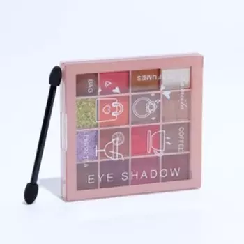 Палетка теней для век, 16 цветов