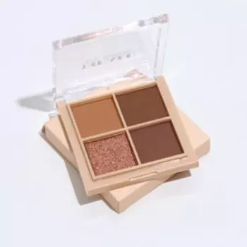 Набор теней для век с шиммером, 4 цвета