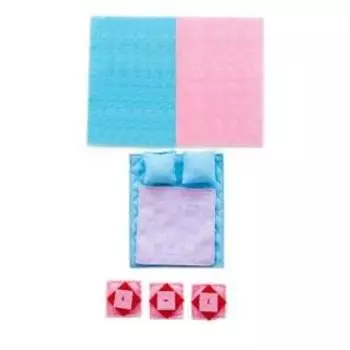 Набор текстиля для серии открытых домиков «Роза Хутор»