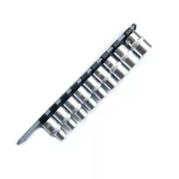 Набор торцевых головок "СЕРВИС КЛЮЧ" 76600, звездочек, Е10-24, 9 шт, 1/2