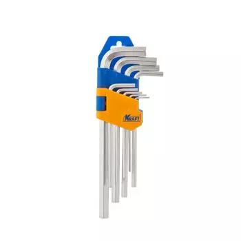 Набор торцевых ключей KRAFT KT 700569, шестигранные, 9 штук