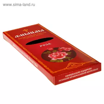Набор традиционных русских благовоний Фимиам «Роза», 7шт+подставка