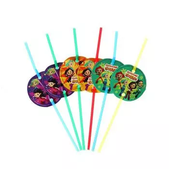 Набор трубочек для коктейля «Сказочный патруль», 6 шт.