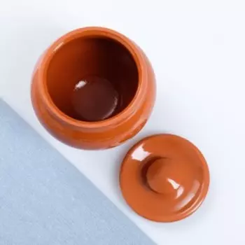 Набор "Вятская керамика Трио" 0,5лх3шт + ухват, терракота