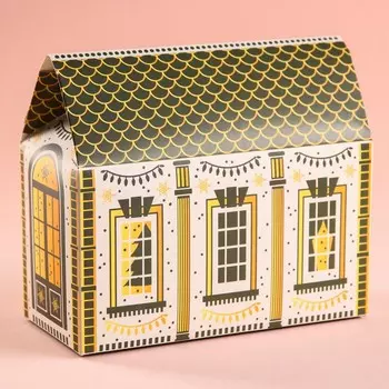 Подарочный набор новогодний «Сказочного года»: чай, печенье, конфеты