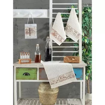 Набор вафельных салфеток Diva Afrodita Ceylin «Хлеб», размер 30x50 см, 2 шт