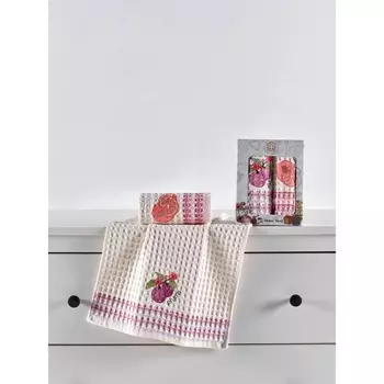 Набор вафельных салфеток Diva Afrodita «Фрукты», размер 35х50 см, 2 шт