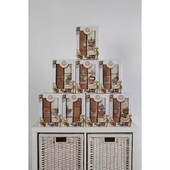 Набор вафельных салфеток Diva Afrodita «Кофе», размер 40х60 см, 2 шт