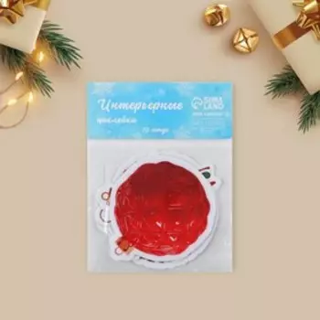 Наклейки новогодние на окна «Игрушки», многоразовые, 10 х 10 см