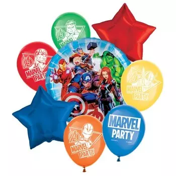 Набор воздушных шаров Команда Марвел", Мстители