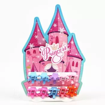 Набор заколка для волос и крабики 10 шт. «Сказка»